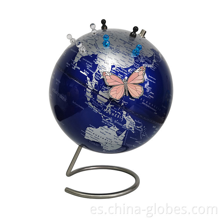 globo del mundo en el stand world globe on stand